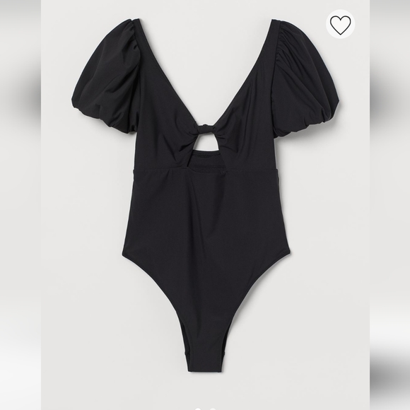 NWOT Puff Sleeve Swimsuit - L - Picture 6 of 6